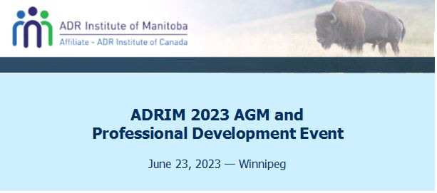 ADRIM 2023 AGM & PD Event