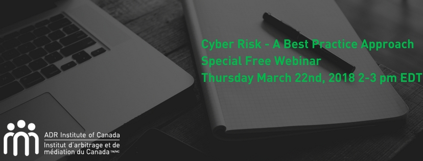 ADRIC - Cyber Risk - a Best Practice Approach - Webinar