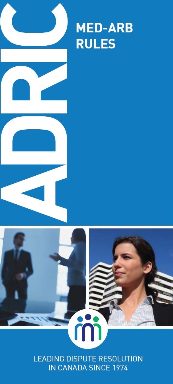 ADRIC Med-Arb Rules Booklet, The